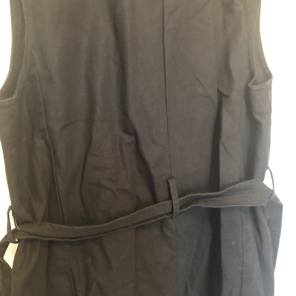 😎3/$10 Simply Vera Wang Long Sleeveless Trench Vest - Picture 3 of 11